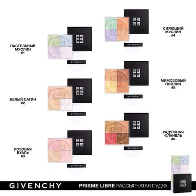 Пудра розсипчаста Givenchy, що матує фінішна 4 в 1 (2, 12гр.) (3000-6)