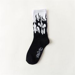 Шкарпетки MavkaSocks вогонь 1 пара чорні (5120)