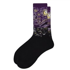Шкарпетки MavkaSocks яскраві та стильні Зіркова ніч 1 пара (5045)