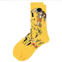 Шкарпетки MavkaSocks яскраві та стильні Поцілунок 1 пара (5044)