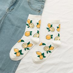 Шкарпетки MavkaSocks весняно-літні лимон 1 пара (5191)