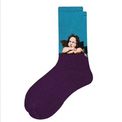 Шкарпетки MavkaSocks яскраві та стильні Ангелочок 1 пара (5041)