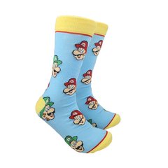 Шкарпетки MavkaSocks Маріо бакитні 1 пара (5217)