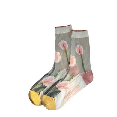 Шкарпетки MavkaSocks квіти 1 пара (5160)