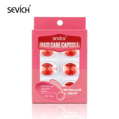 Капсули для глибокого відновлення волосся Sevich (марокканська олія та олія жожоба) червоні 12 капсул (448)