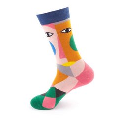Шкарпетки MavkaSocks яскраві та стильні Пікасо 1 пара (5029)