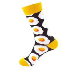 Шкарпетки MavkaSocks яскраві та стильні Яєчня 1 пара (5028)