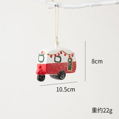 Новорічна іграшка автобус 1шт (10018)