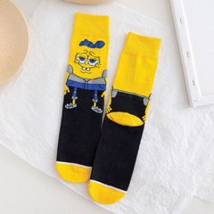 Шкарпетки MavkaSocks яскраві та стильні Губка Боб 1 пара