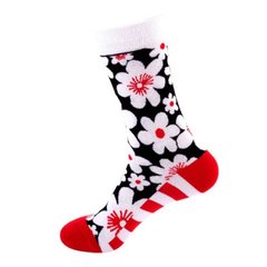 Шкарпетки MavkaSocks яскраві та стильні Квіти мікс 1 пара (5023)