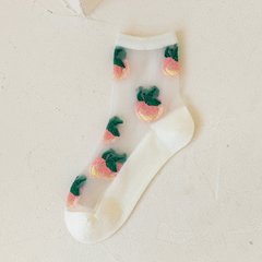 Шкарпетки MavkaSocks прозорі абрикос 1 пара (5199)