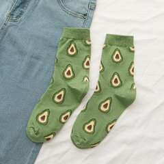 Шкарпетки MavkaSocks весняно-літні авокадо 1 пара (5189)