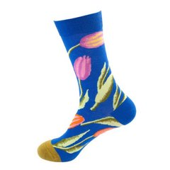 Шкарпетки MavkaSocks яскраві та стильні Тюльпани 1 пара (5013)