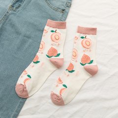 Шкарпетки MavkaSocks весняно-літні персик 1 пара (5187)